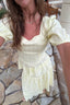 Lemon Drop Peplum