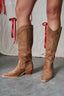 Juliette Suede Boots in Brown