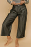 FINAL SALE - Denim Dot Pants in Black