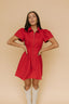 FINAL SALE - Crimson Zip Front Mini