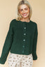 Maren Cardigan in Forest Green