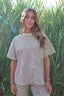 Porter Fleece Stripe Tee