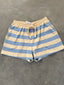 FINAL SALE - FLAWED Weekender Stripe Shorts - Large