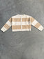 FINAL SALE - FLAWED Jace Stripe Cardigan in Cream - Small