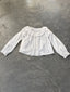 FINAL SALE - FLAWED Daphne Cotton Blouse in White - Small