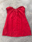 FINAL SALE - FLAWED Monroe Dress in Red - Medium