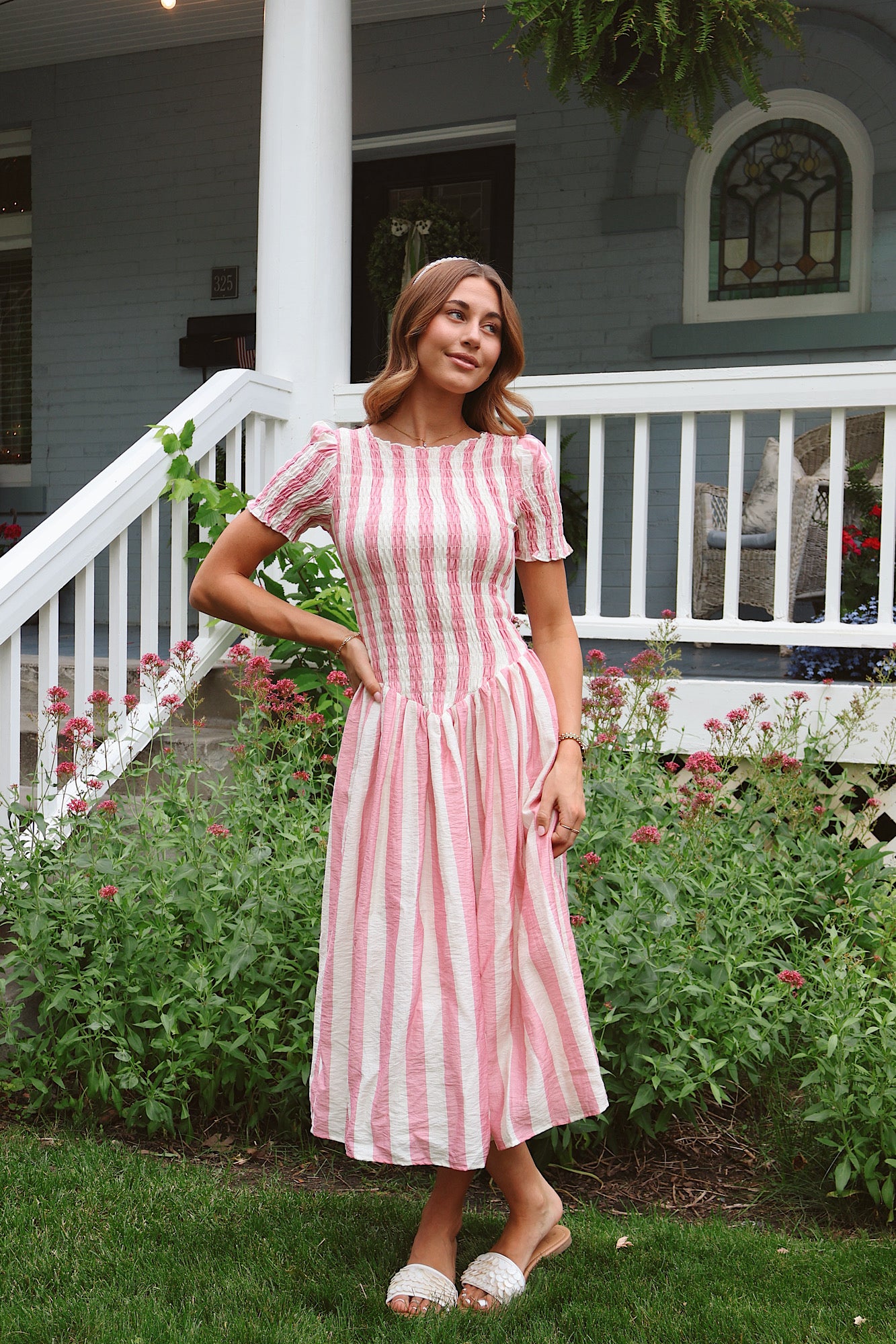 Sugar Belle Stripe Dress Medium
