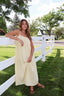 Jennie Pinstripe Maxi in Butter