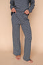 Skylar Stripe Pants in Navy