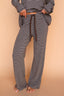 Logan Stripe Lounge Pants in Brown/Grey