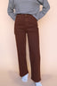 Cotton Twill Pants in Brown