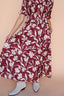 Everly Floral Skirt in Red