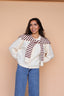 Sloane Layered Cardigan in Cream
