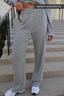 Carson Stripe Pants in Grey