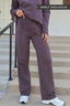 Carson Stripe Pants in Wine