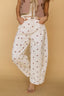 Dotted Barrel Jeans in Brown