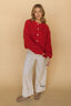 Rachel Cardigan in Red