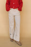 Hailey Cuffed Pants in Cream