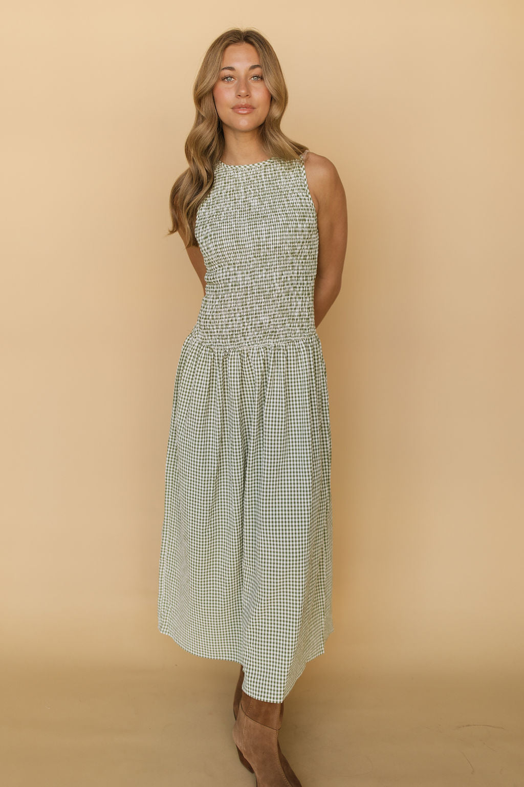 Annabelle Gingham Maxi Large / Blue Annabelle Gingham Maxi Large / Blue