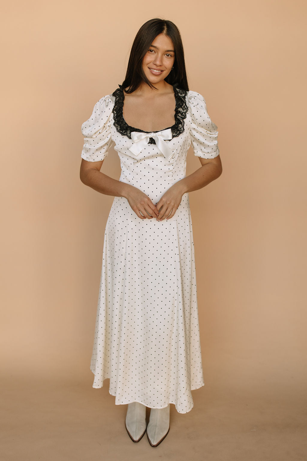 Oh My Darling Lace Polkadot Dress Medium Oh My Darling Lace Polkadot Dress Medium