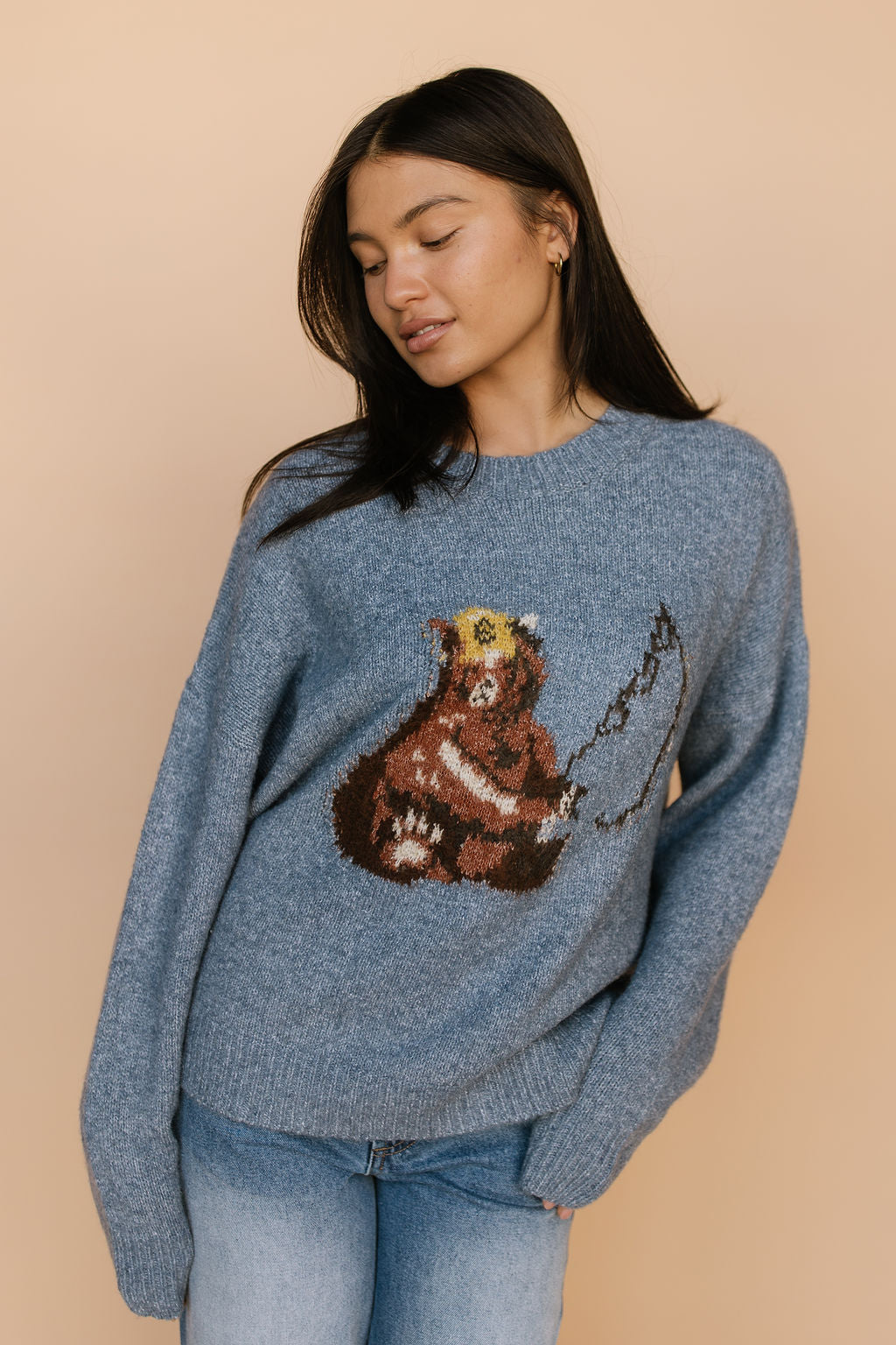 ニット/セーター clane BEAR HAND KNIT TOPS CLANE - テディベア ハンド ニット トップス - TEDDY BEAR HAND KNIT