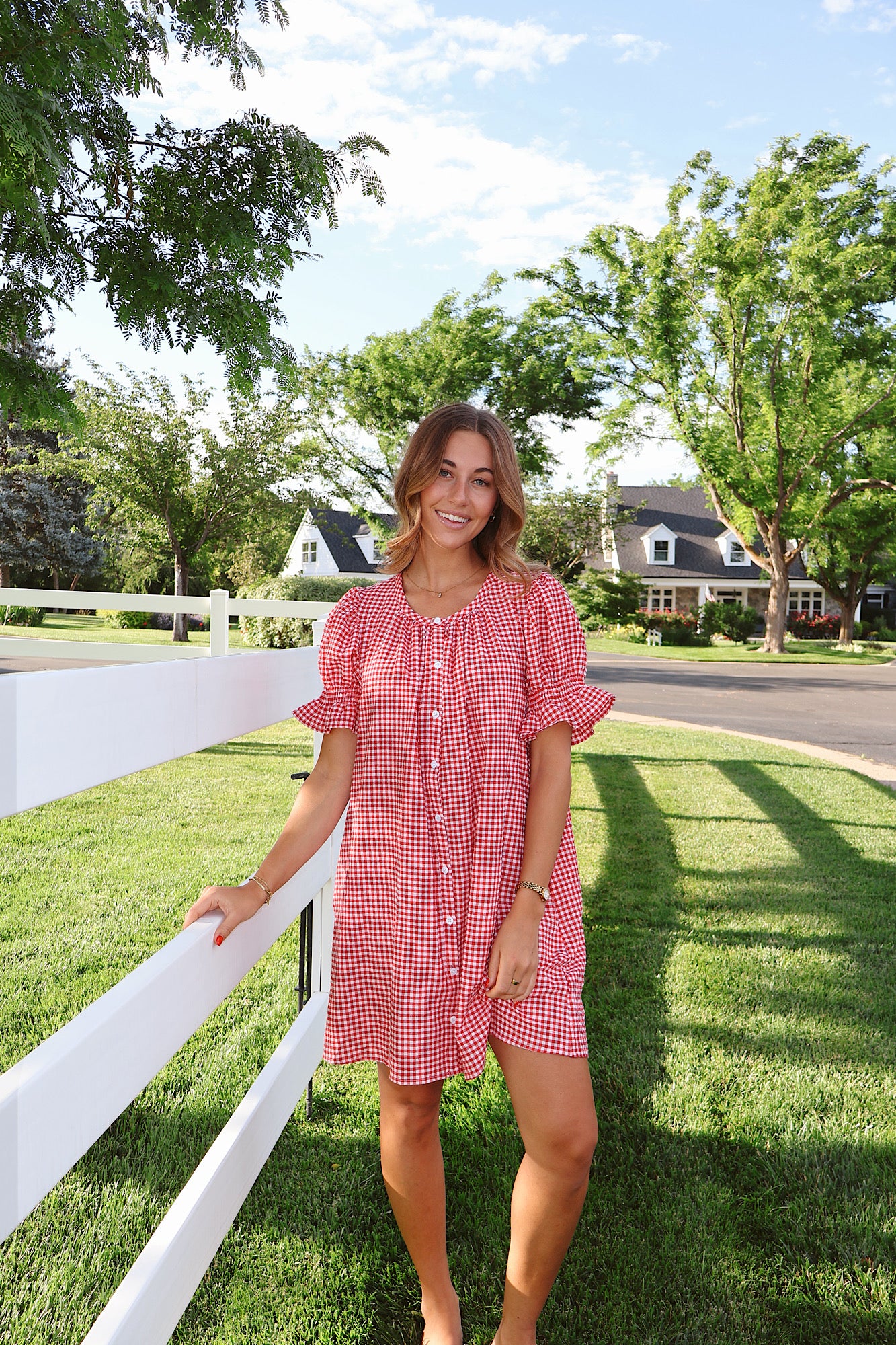 Sarah Gingham Dress