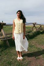 Rae Knit Tank in Butter Yellow