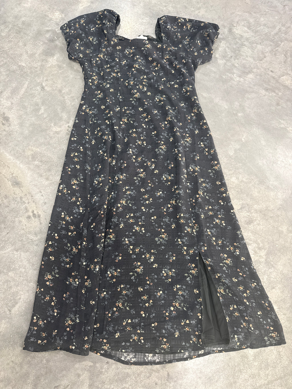 FINAL SALE - FLAWED Moon Flower Floral Midi - Medium