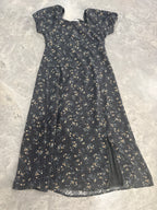 FINAL SALE - FLAWED Moon Flower Floral Midi - Medium