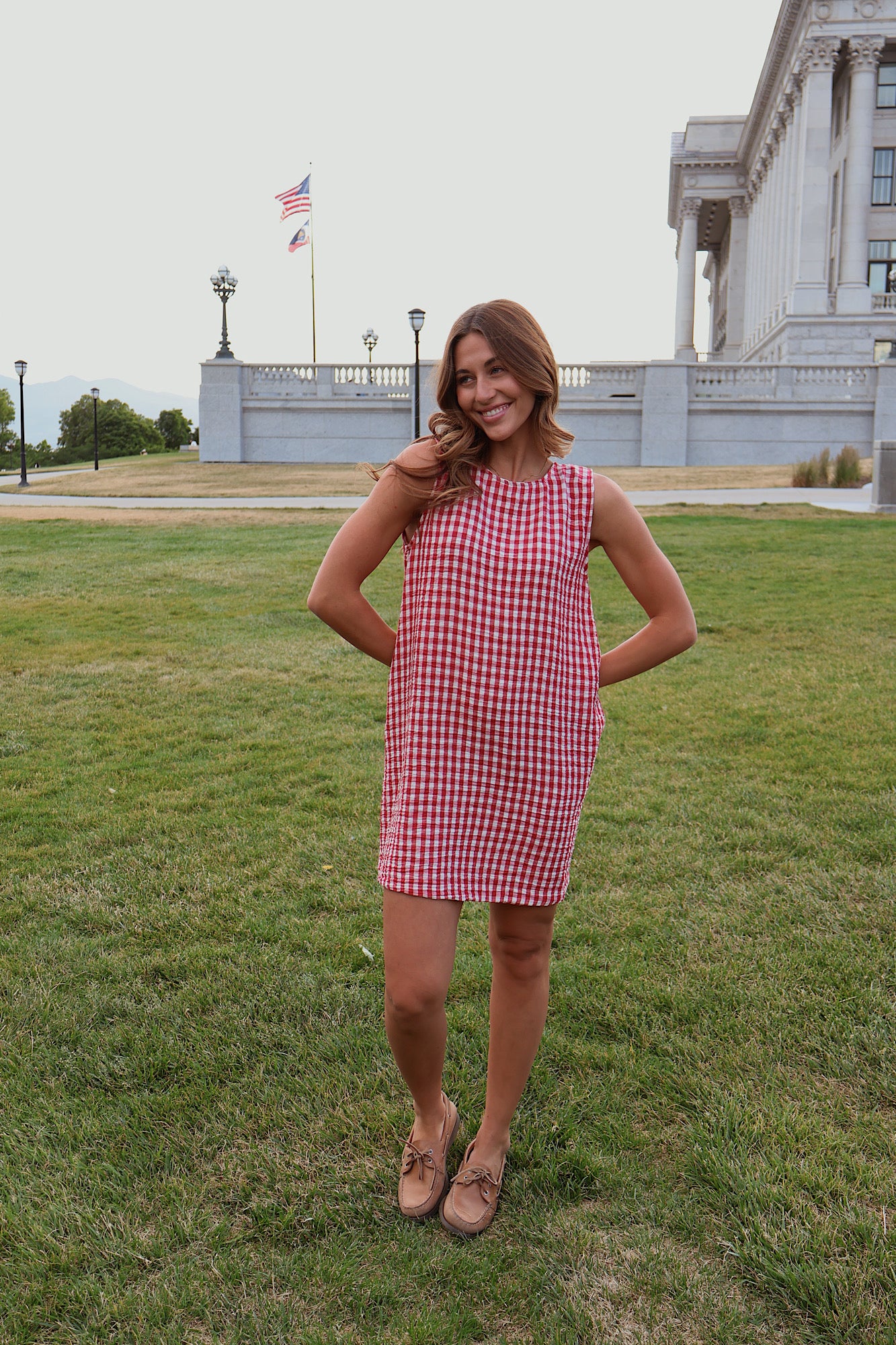Sweet Annie Gingham Dress