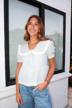 Stripe Sailor Top in Blue