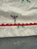FINAL SALE - FLAWED Poppy Floral Embroidered Dress - Medium