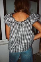 Aspyn Gingham Blouse
