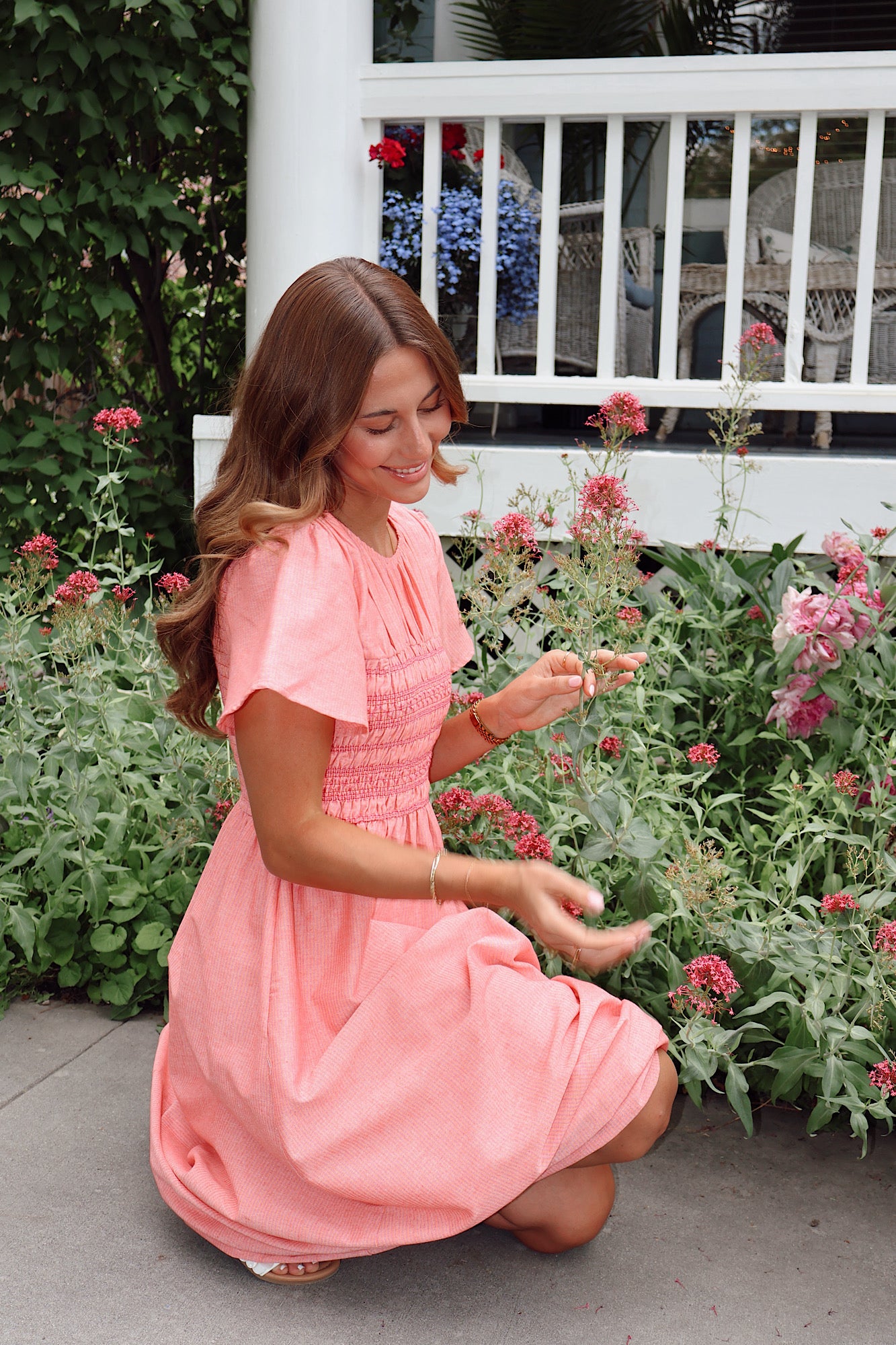 Margot Maxi in Coral