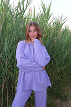 Porter Fleece Stripe Long Sleeve