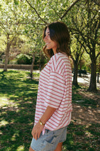 Sweet Tart Oversized Pink Tee
