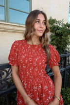Marigold Smocked Midi