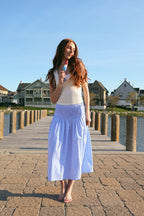 Ella Pinstripe Skirt