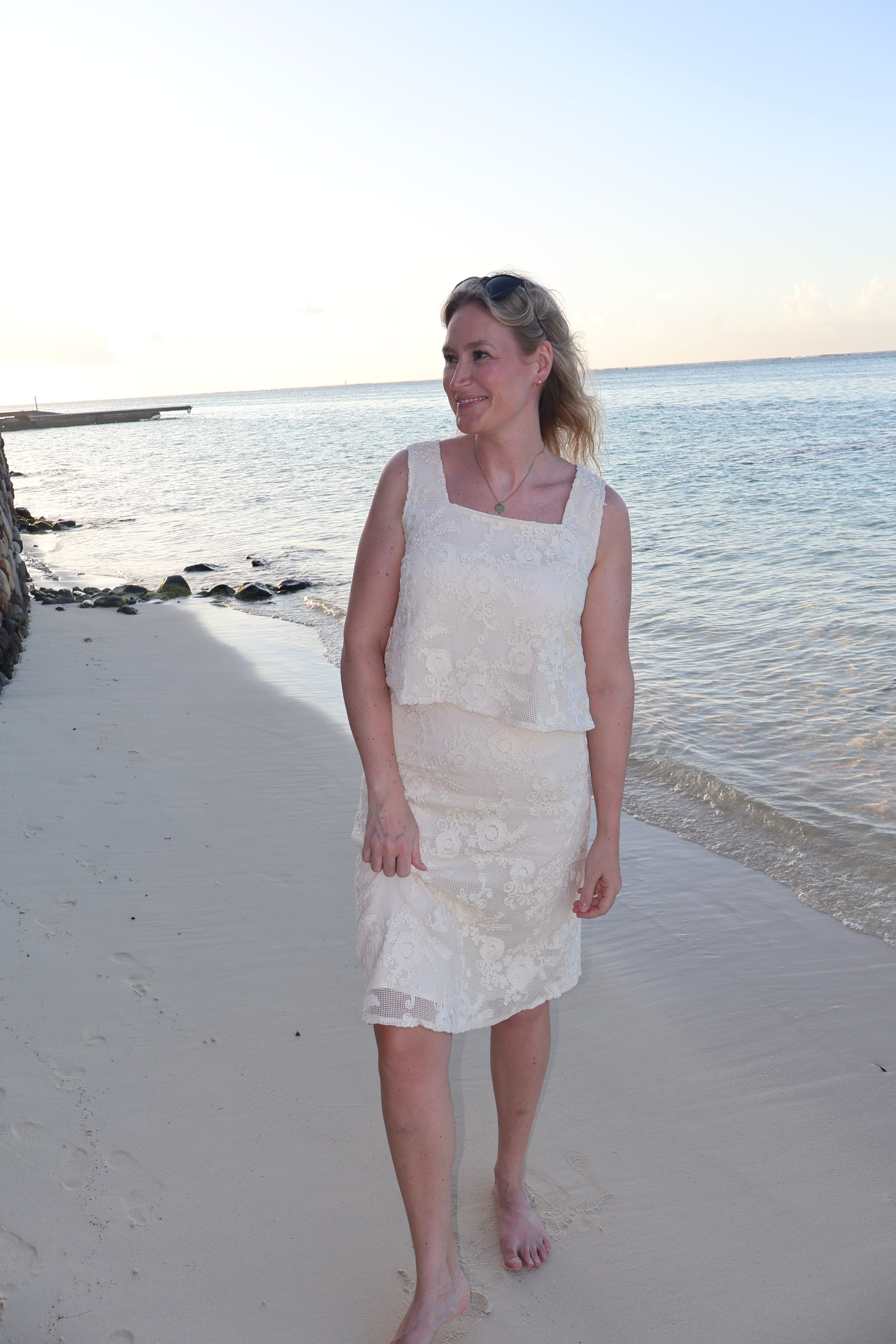 FINAL SALE - High Tide Crochet Tank Secondary image