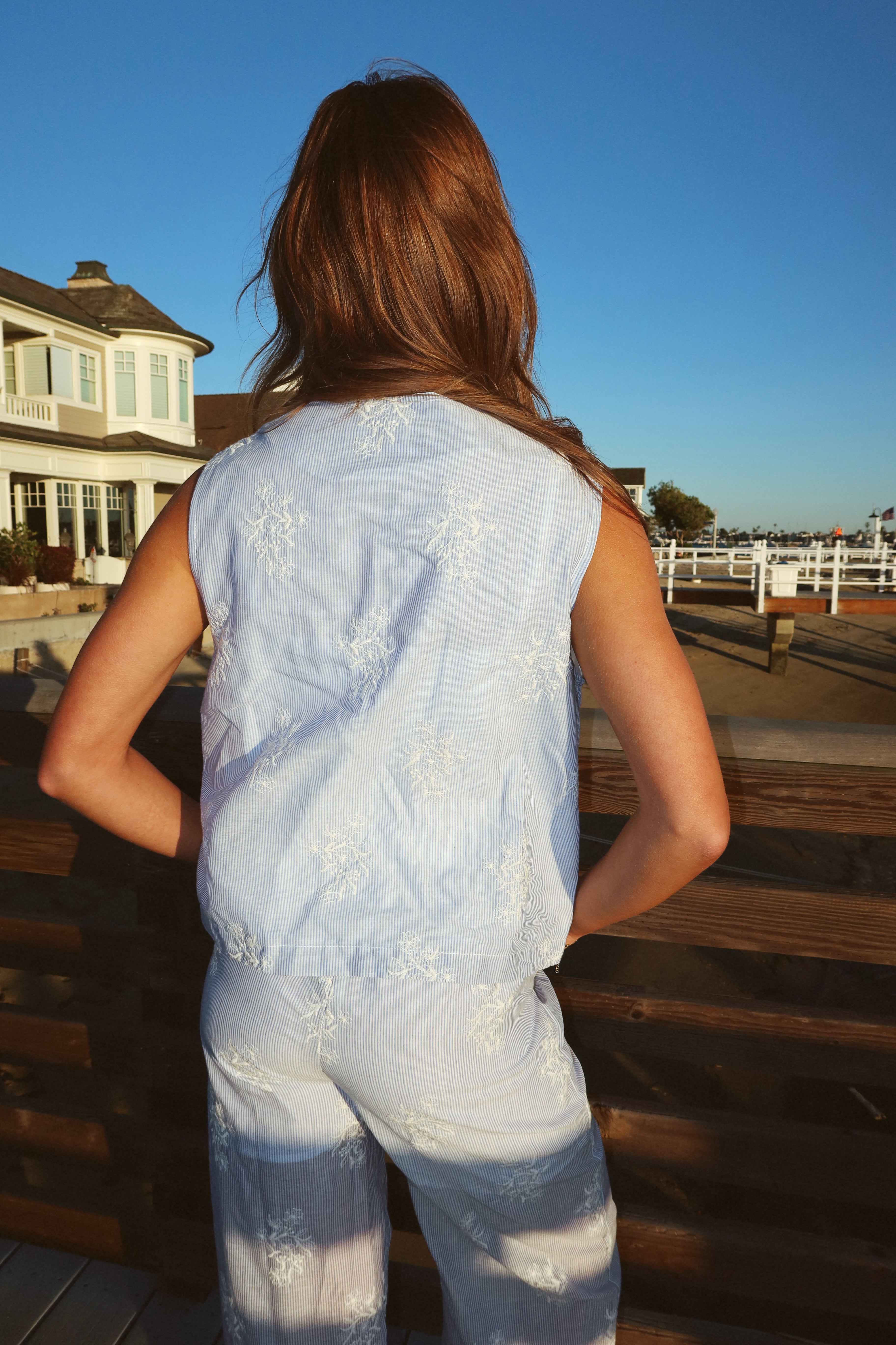 Del Mar Embroidered Vest