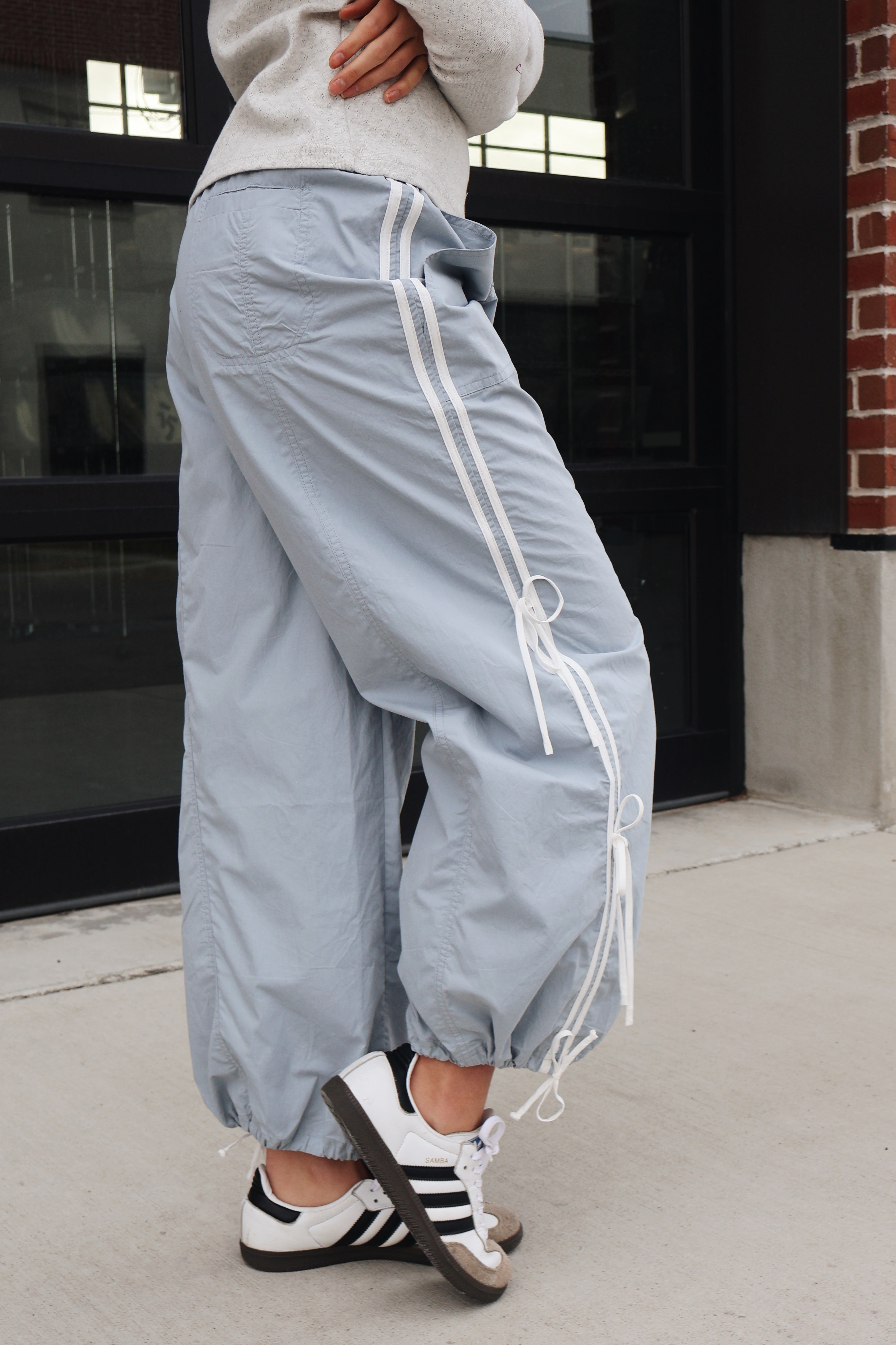 Freestyle Joggers in Dusty Blue Main image