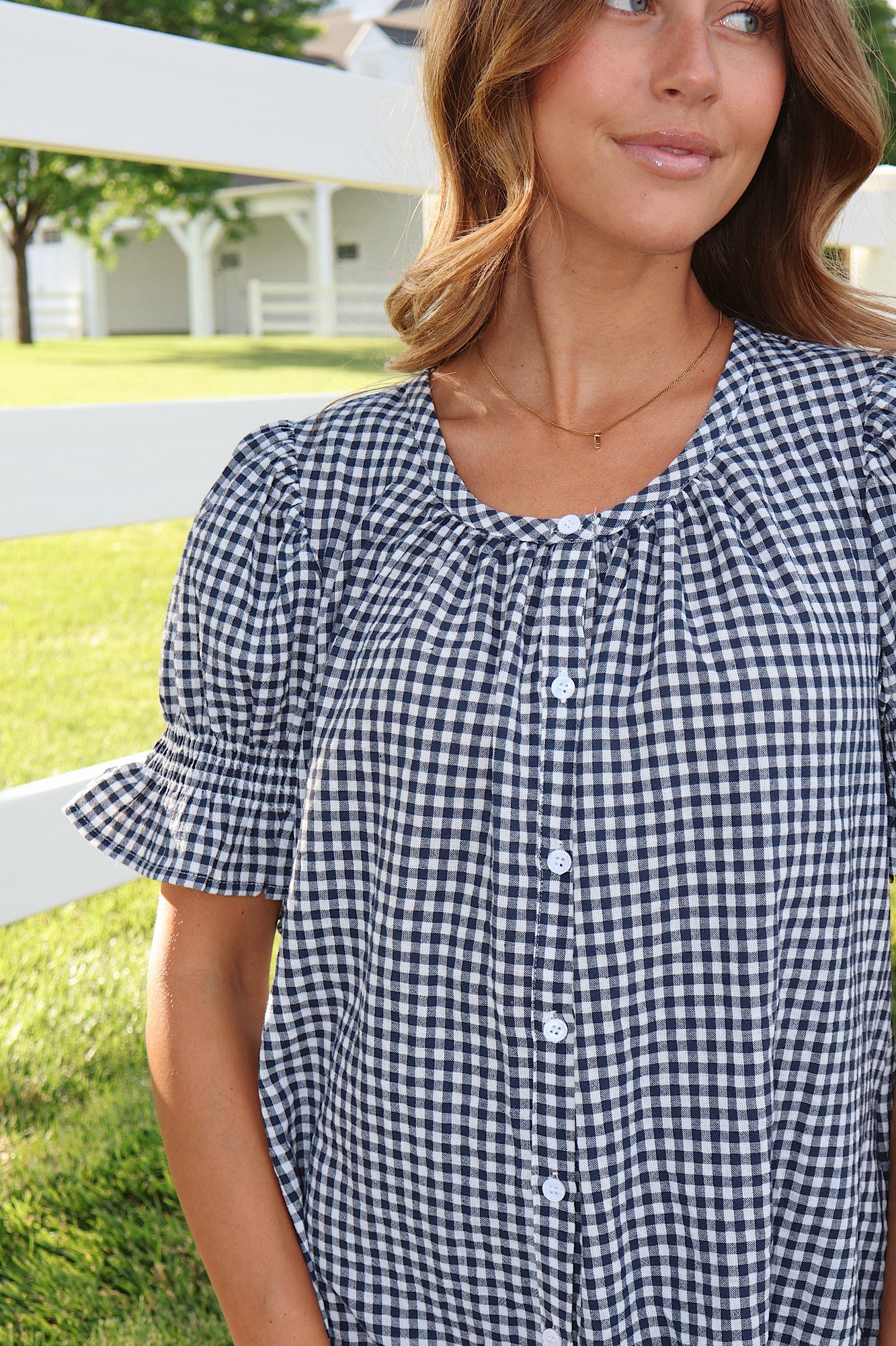 Sarah Gingham Dress
