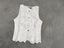 FINAL SALE - FLAWED Greta Eyelet Vest in White - Medium