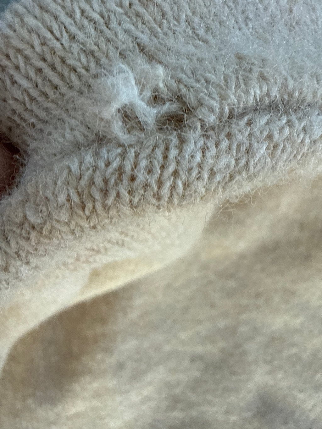 FINAL SALE - FLAWED Piper Cardigan in Cream - Medium