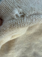 FINAL SALE - FLAWED Piper Cardigan in Cream - Medium