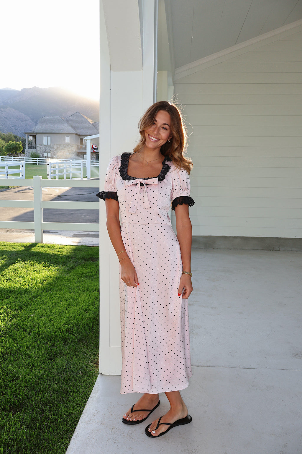 Sabrina Dot Dress