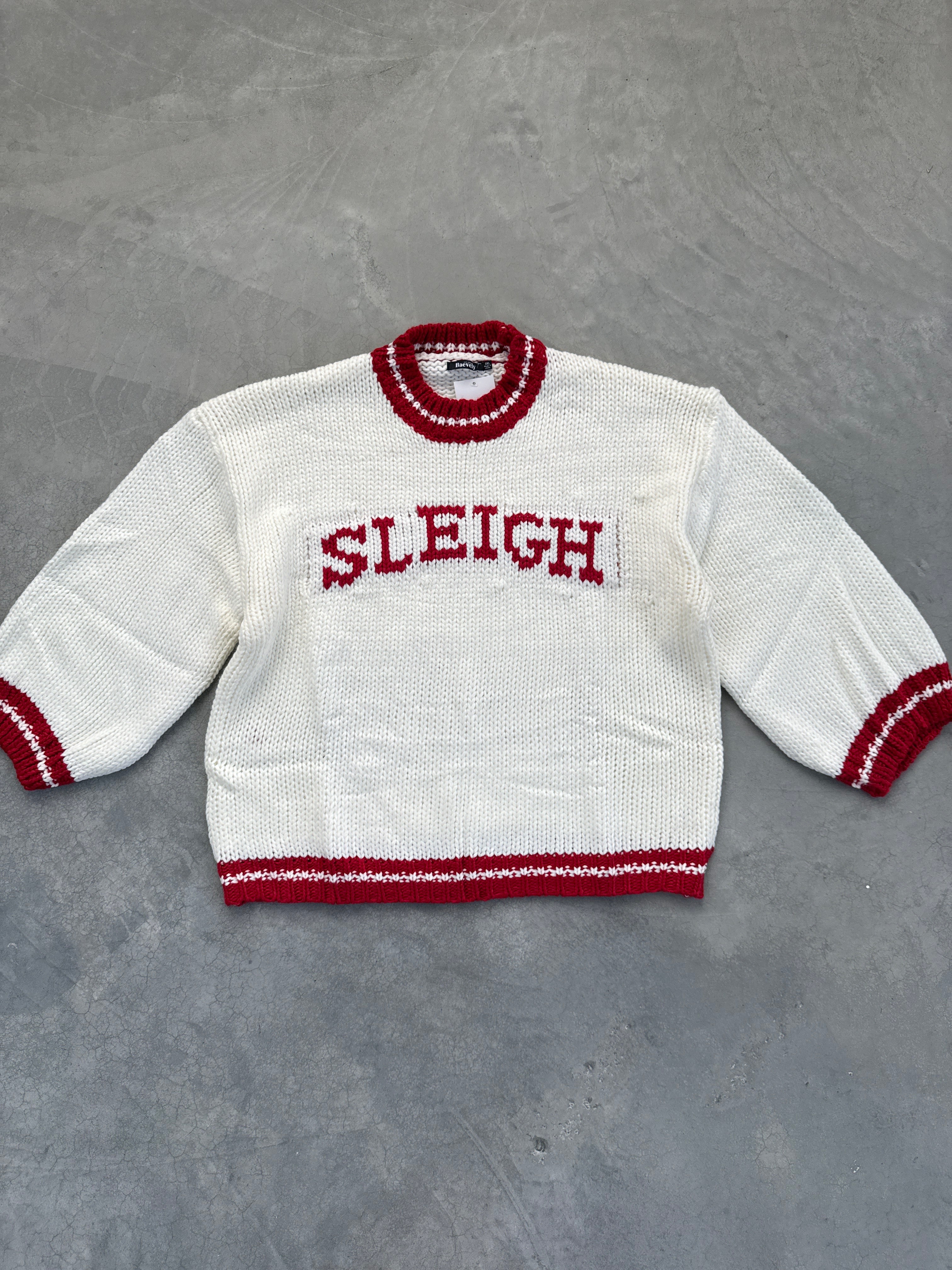 FINAL SALE - FLAWED Sleigh Knit Sweater - 3X