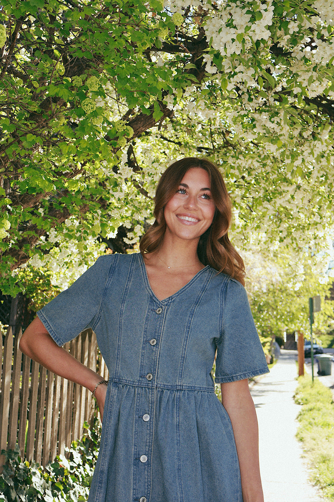 Rayleigh Denim Babydoll Secondary image