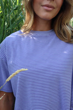 Porter Fleece Stripe Tee
