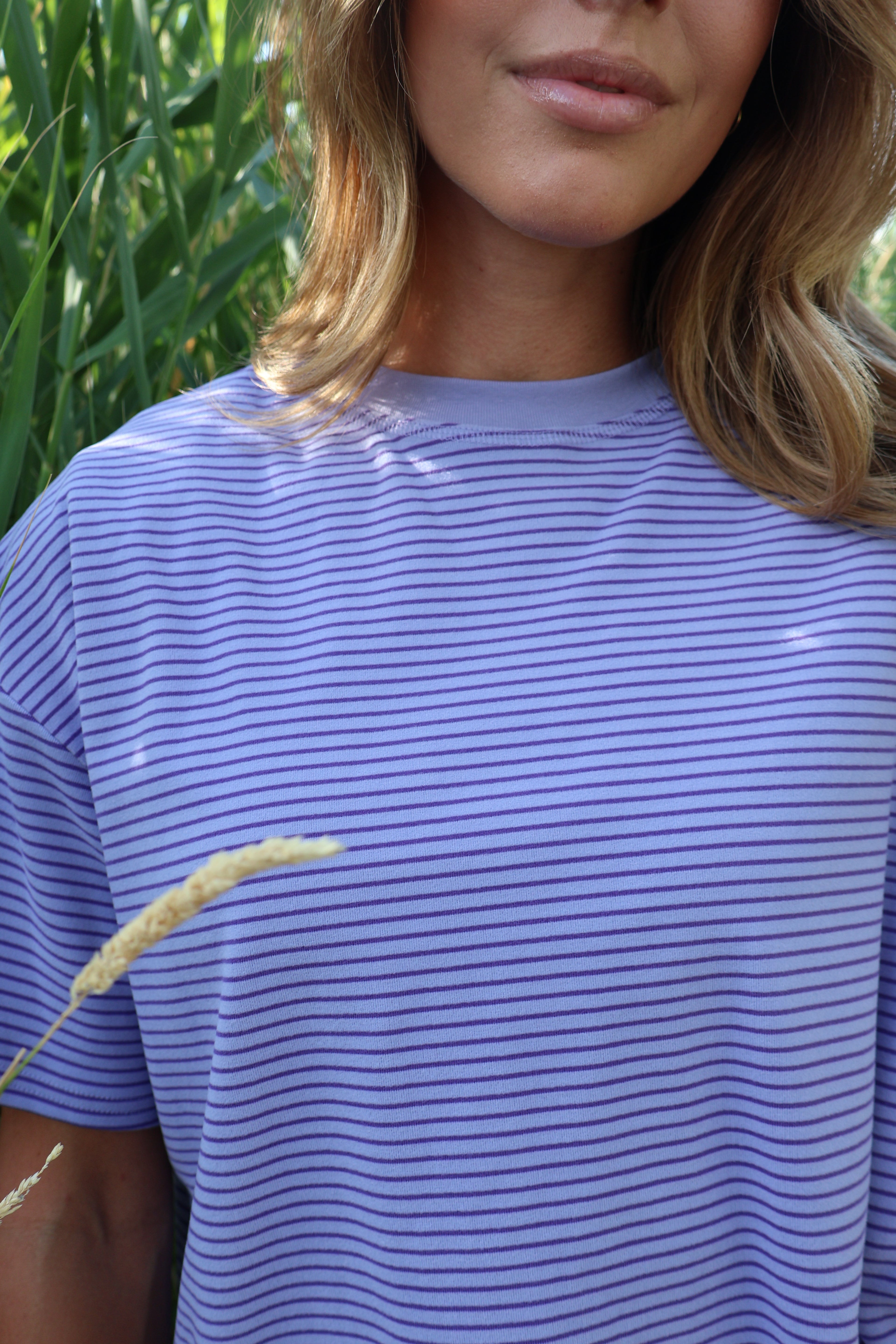 Porter Fleece Stripe Tee